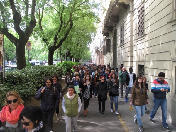 Camminata sui luoghi dei Gruppi di difesa della donna - 25 aprile 2017